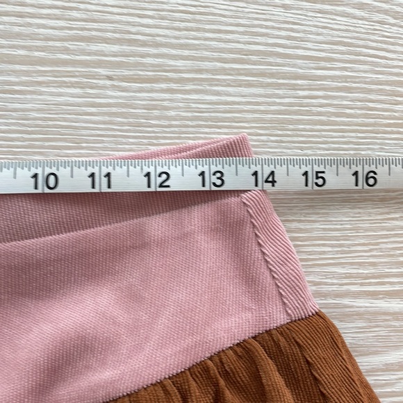 Francesca’s Tiered Ruffle Corduroy Skirt - Picture 4 of 5